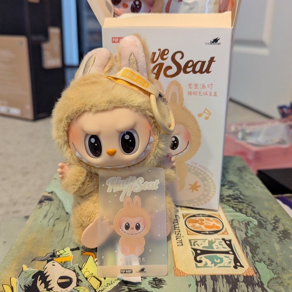 Authentic BaBa Have a Seat Labubu